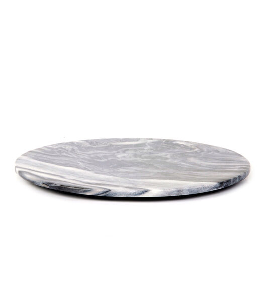 MAX Rond Medium planche à découper en marbre (35cm) gris