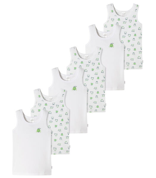 6 pack  Feinripp Organic Cotton - onderhemd 