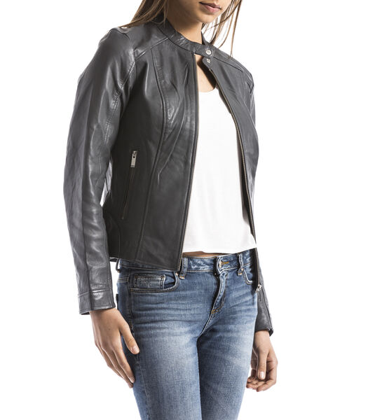 Blouson Cuir ALAZEIA