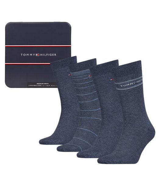 Chaussettes 4 paires Tin Giftbox Sock
