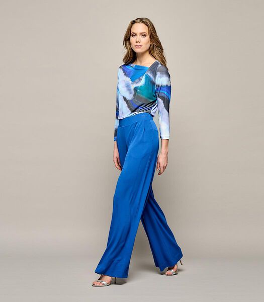 Pantalon Palazzo Ivy Cobalt