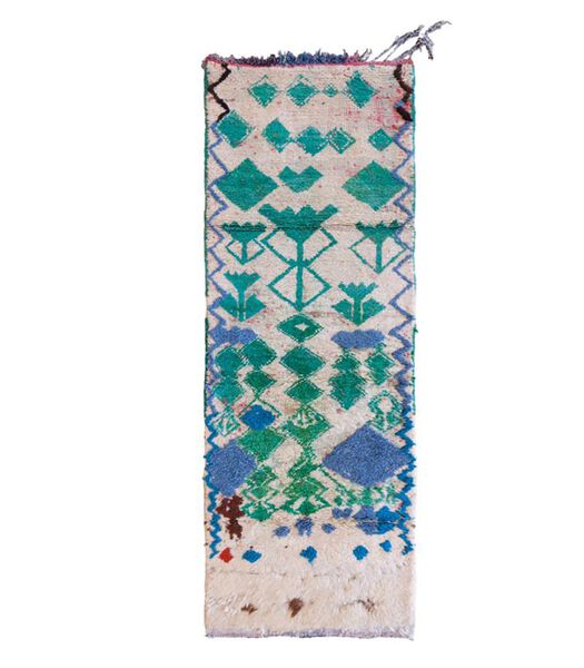 Tapis Berbere marocain pure laine 91 x 249 cm
