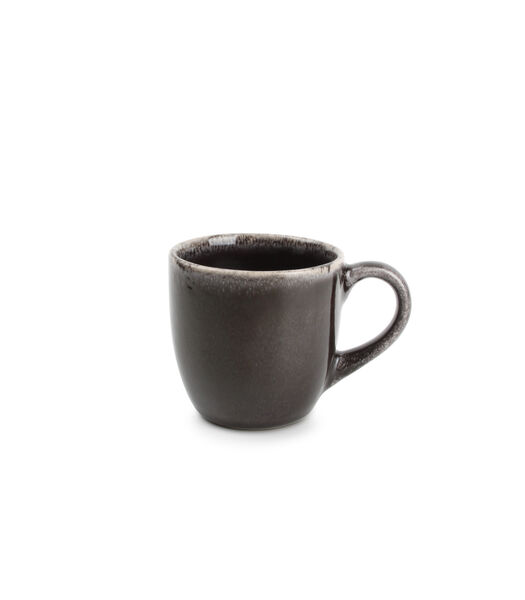 Tasse 22cl et soucoupe noir Artisan - (x4)