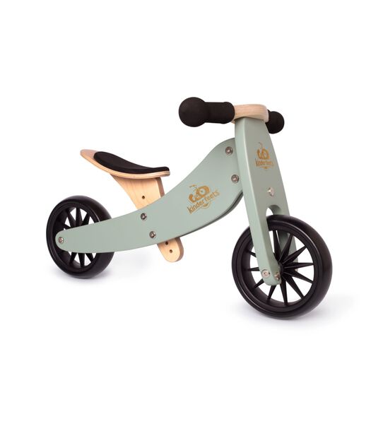 2-in-1 houten loopfiets & driewieler vanaf 1 jaar Tiny Tot - Sage