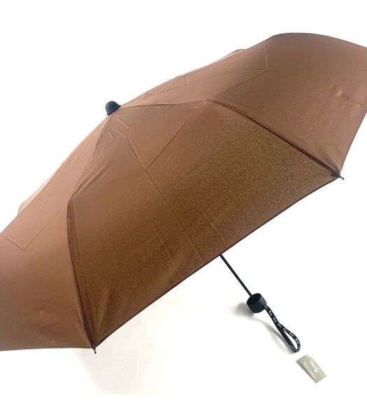 Parapluie Dame Mini Fiberparfi uni brun