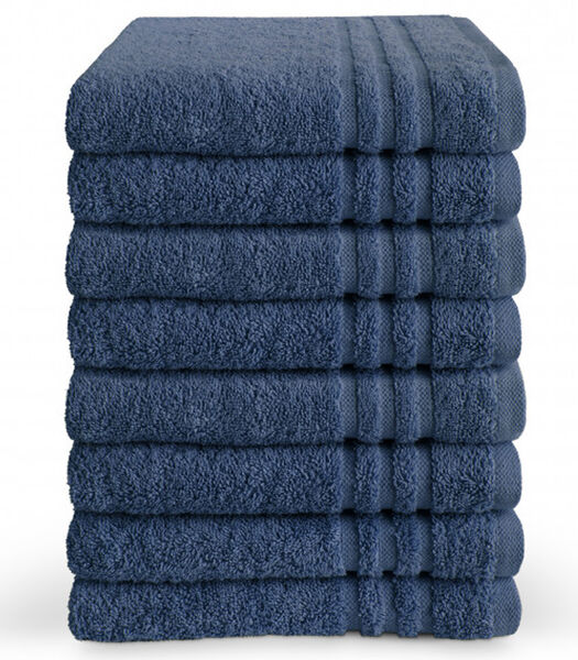 Handdoek 50 x 100 Blauw - 10 stuks