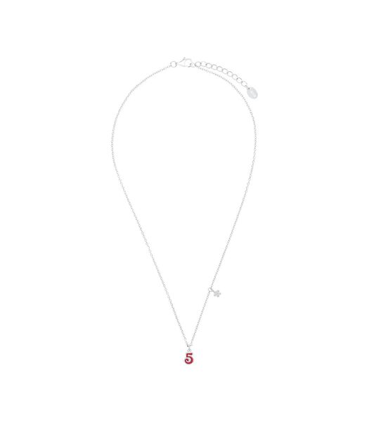 Chaîne avec pendentif pour fille, argent 925 sterling | chiffre