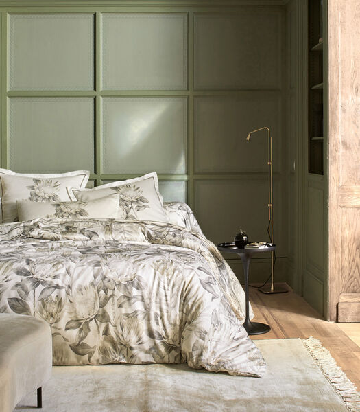 EXUBERANCE Naturel - Housse de couette Satin