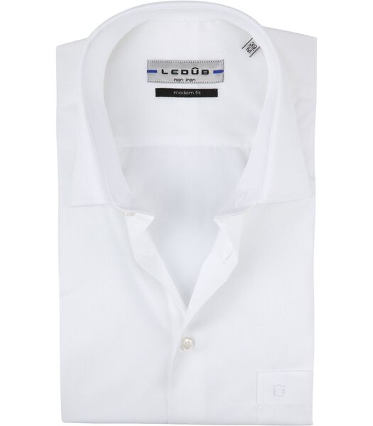 Ledub Chemise Manches Courtes Blanc