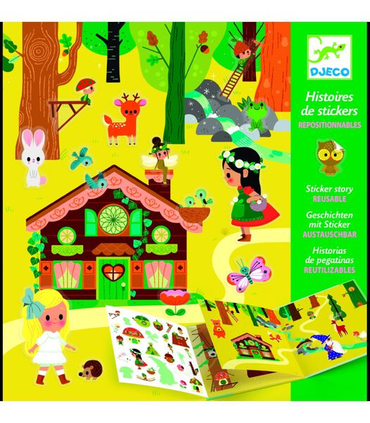 Stickers La Forêt Enchantée (50 pcs)
