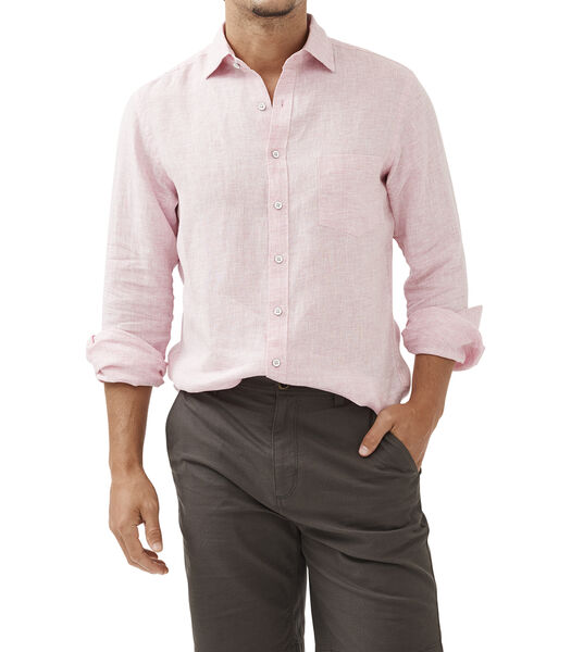 Chemise slim en lin Seaford