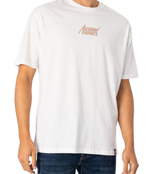 Action Comics Back Graphic T-Shirt Chiné