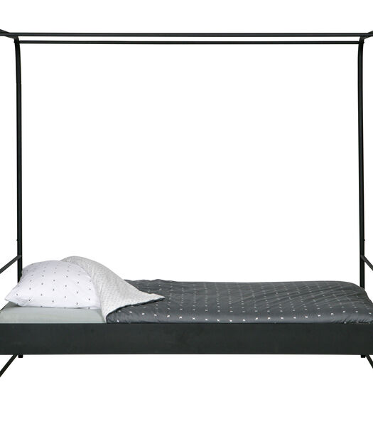 Bunk Hemelbed - Metaal - Zwart - 190x206x125