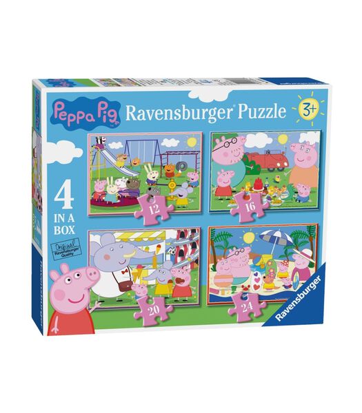 nijntje 4in1box puzzel - 12+16+20+24 stukjes - kinderpuzzel
