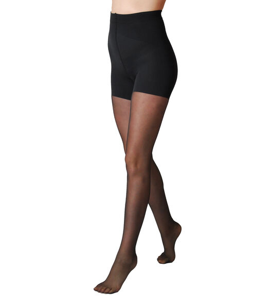 Form Up 50den Zwart Opaque matte Panty die afslankt en modelleert.