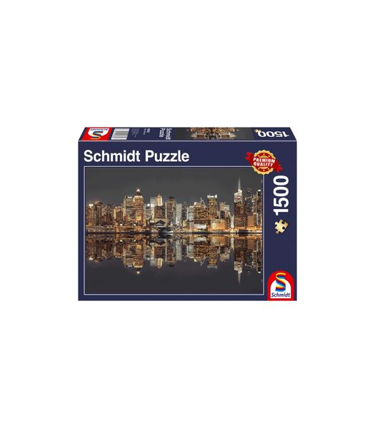 puzzel Skyline van New York - 1000 stukjes - 13+