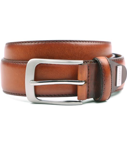 Profuomo Ceinture Cuir Cognac Polonais