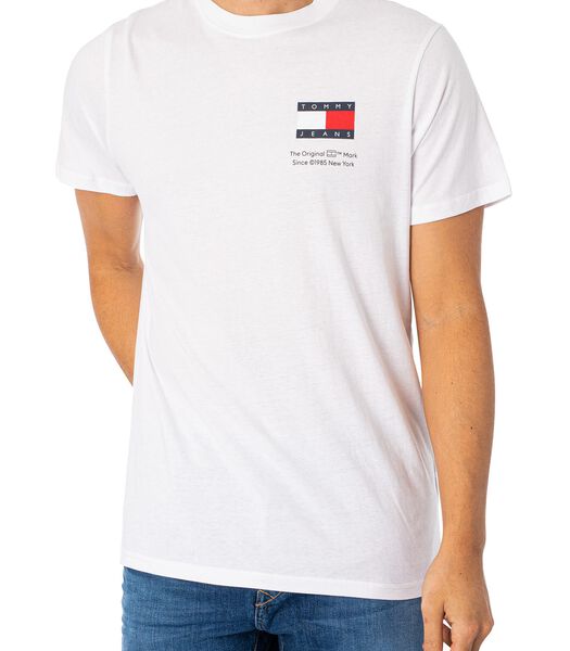 Slank Essential T-Shirt Met Vlag