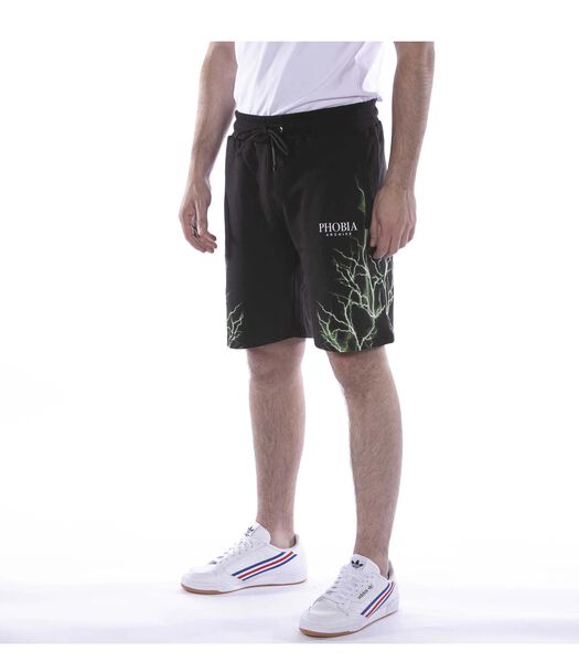 Shorts With Green Lightning