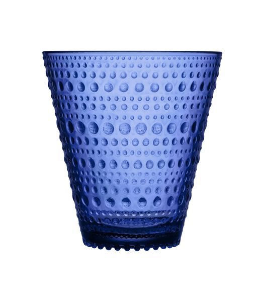 Kastehelmi glas 30 cl ultramarijnblauw set van 2