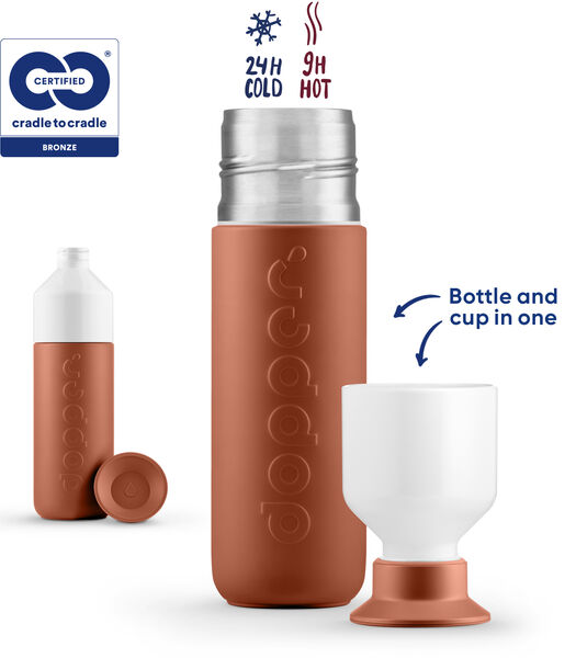 Gourde Isotherme Insulated Marée Terracotta 580ml
