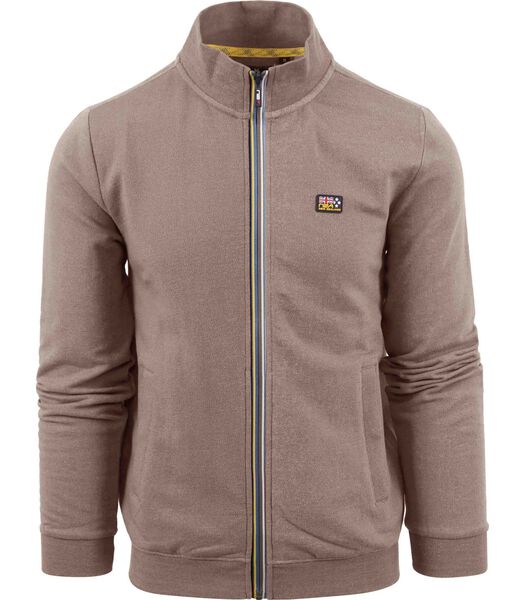 NZA Cardigan Eyre Mélangé Khaki