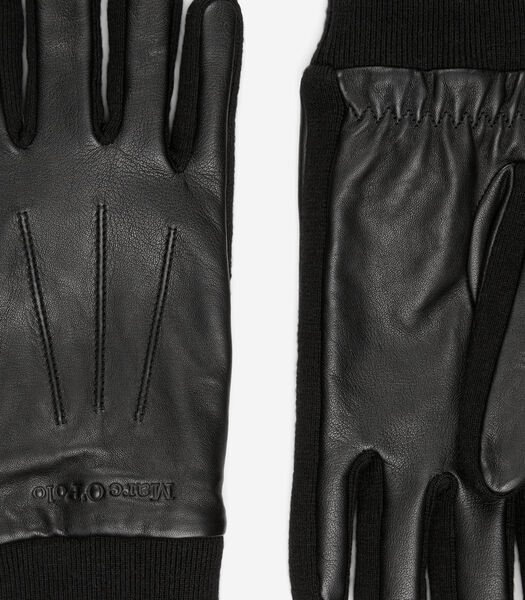 Protection des mains hiver: Gant cuir chaud, tactile - MONTBLANC Gants pour  Professionnels‎