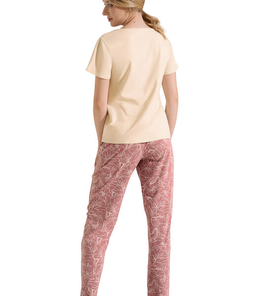 Pyjama broek t-shirt korte mouwen Nina