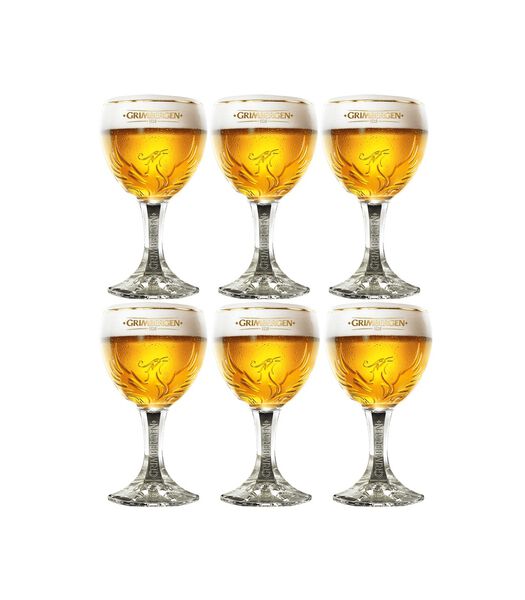 Verres à bière  sur pied 330 ml - 6 pièces