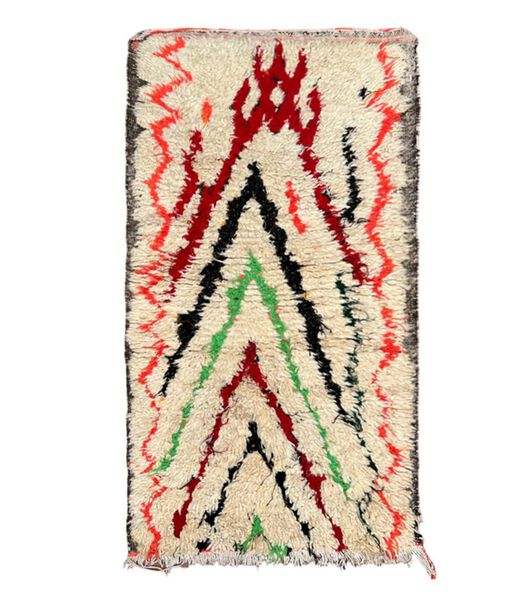 Marokkaans berber tapijt pure wol 80 x 150 cm