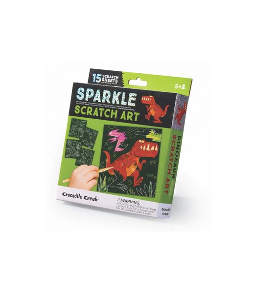 Sparkle Kraskaarten Dino - 15 kaarten