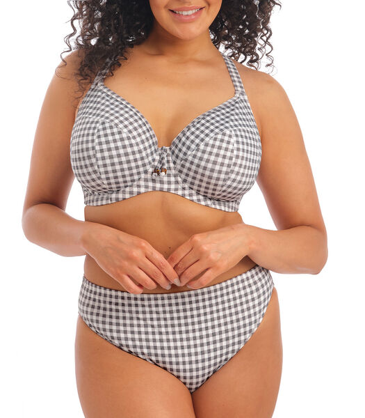 Haut de maillot de bain plongeant grande taille Checkmate