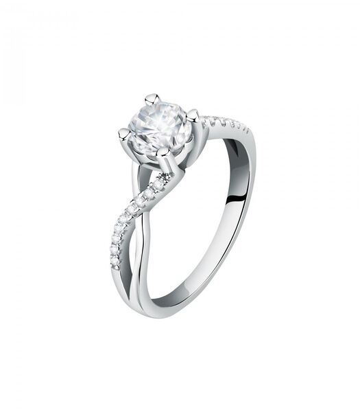 Bague en zircons,  argent 925% B-CLASSIC