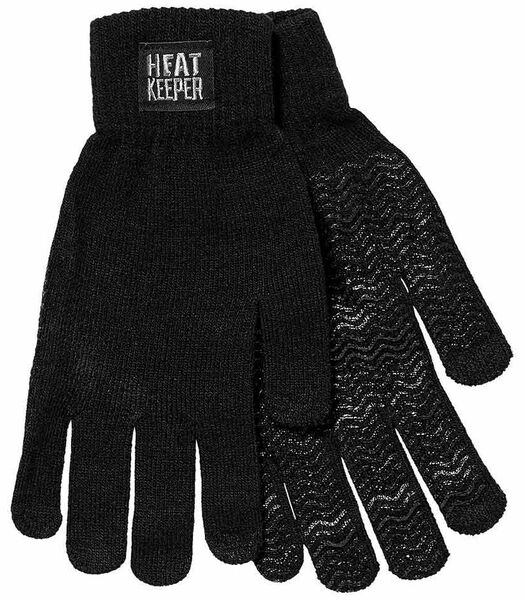 Knitted Player Thermo handschoenen Zwart