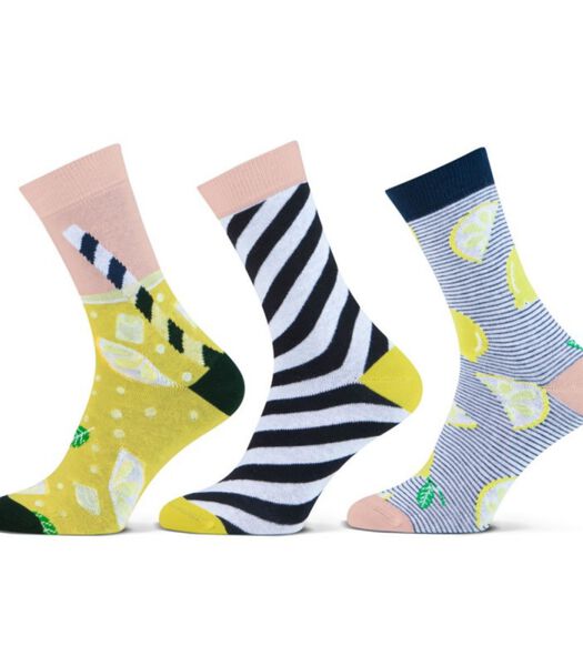 3 paires de chaussettes pour femmes en édition Limited - 85% Katoen -Chaussettes Ibiza