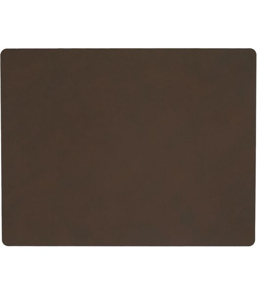 Placemat Nupo - Leer - Dark Brown - 45 x 35 cm