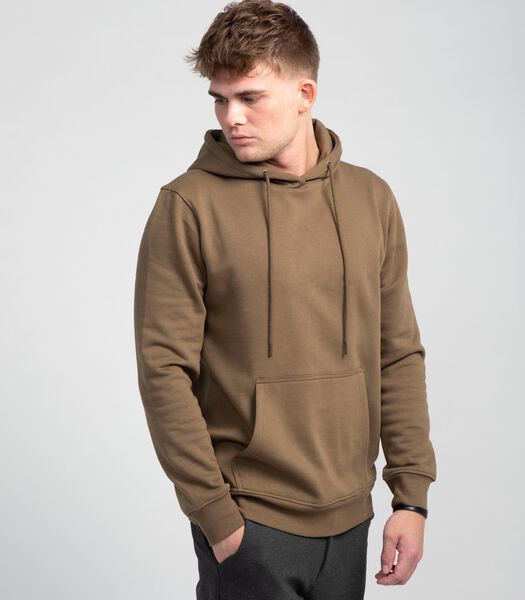 Hoodie-Dark Beige