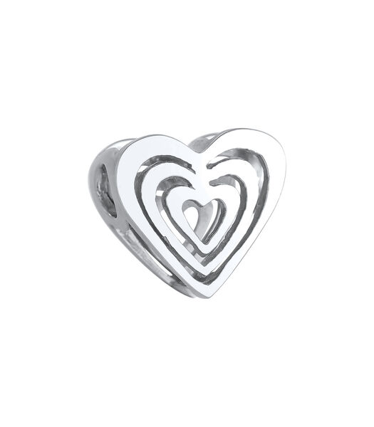 Amulette Charm Femme Coeur Amour Ludique En Argent 925 Sterling