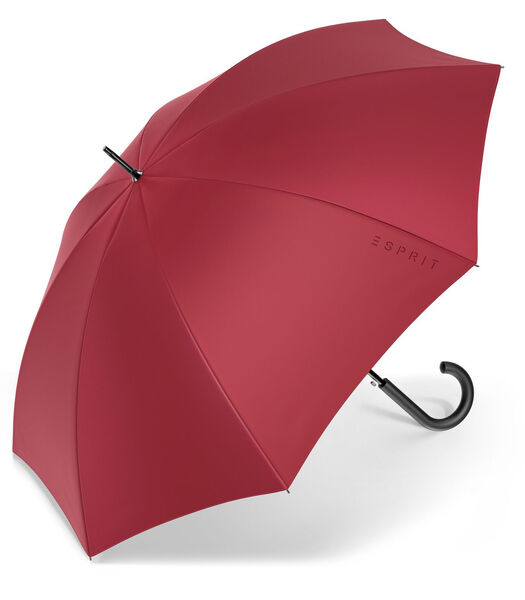 lange AC paraplu met stang rood
