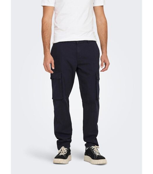 Pantalon cargo Next - Bleu marine foncé