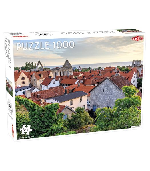 Puzzel Around the World Northern Stars: Visby Gotland - 1000 stukjes