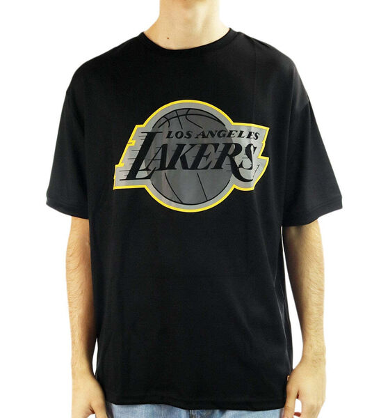 T-shirt Los Angeles Lakers OS Outline Mesh