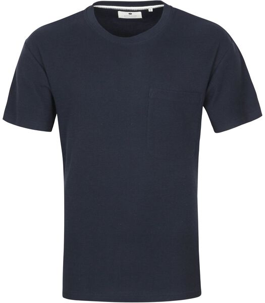 Anerkjendt T-shirt Akrune Bleu Foncé