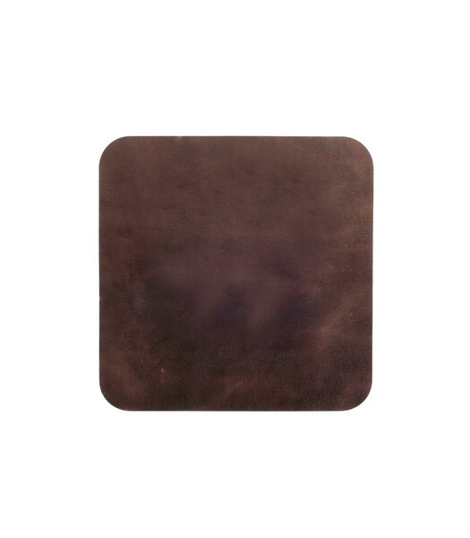 ELLIS set de table carré brun foncé