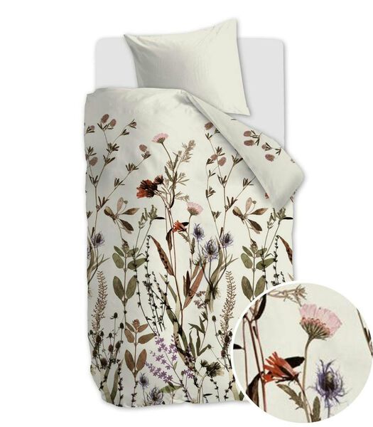 Housse de couette Dry Flowers Multi Satin de coton