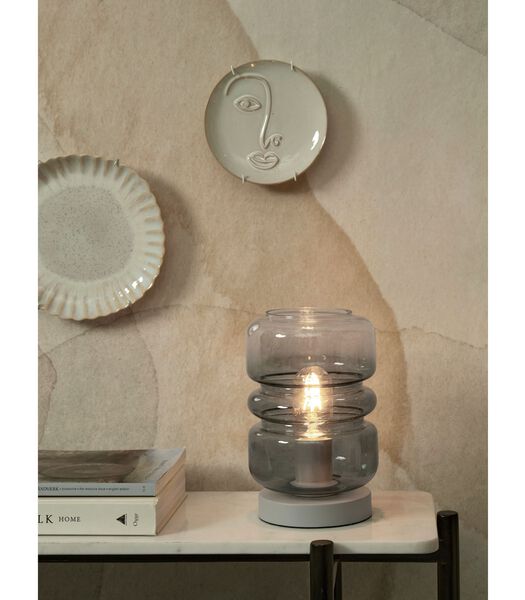 Lampe de Table Verona - Gris - 15x15x23cm