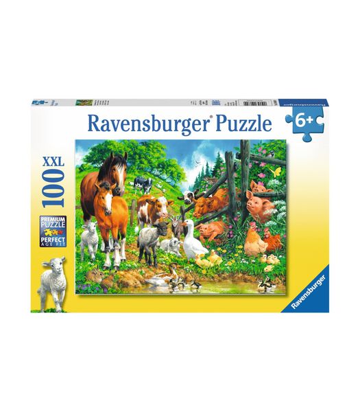 puzzle Entre animaux 100p