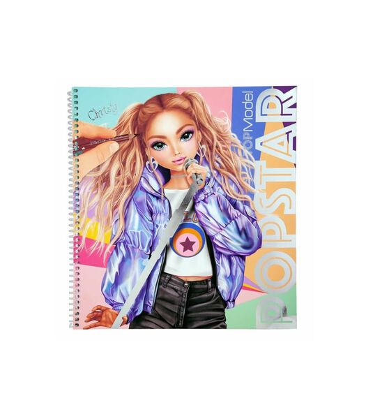 TOPModel Livre de coloriage POPSTAR