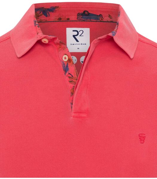 R2 Amsterdam Polo Rose Solid