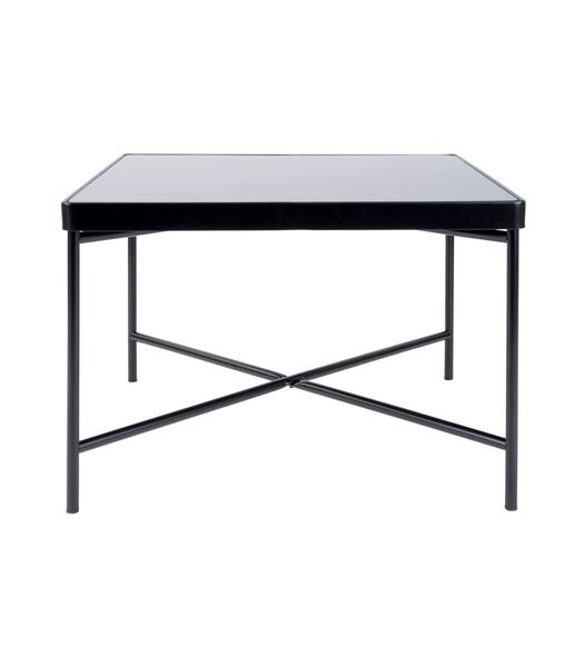 Table de salon Smooth - Noir - 60x60x40cm
